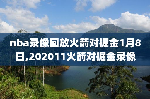 nba录像回放火箭对掘金1月8日,202011火箭对掘金录像