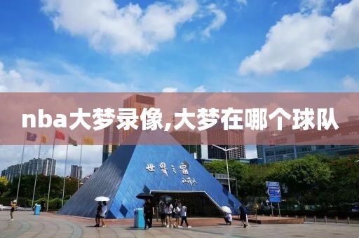 nba大梦录像,大梦在哪个球队