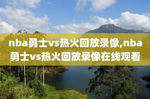 nba勇士vs热火回放录像,nba勇士vs热火回放录像在线观看