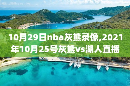 10月29日nba灰熊录像,2021年10月25号灰熊vs湖人直播