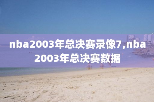 nba2003年总决赛录像7,nba2003年总决赛数据