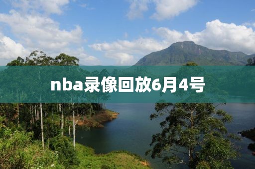 nba录像回放6月4号
