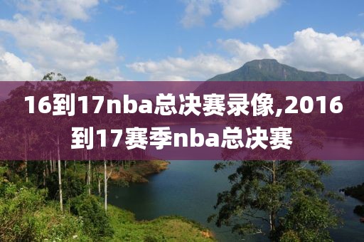 16到17nba总决赛录像,2016到17赛季nba总决赛
