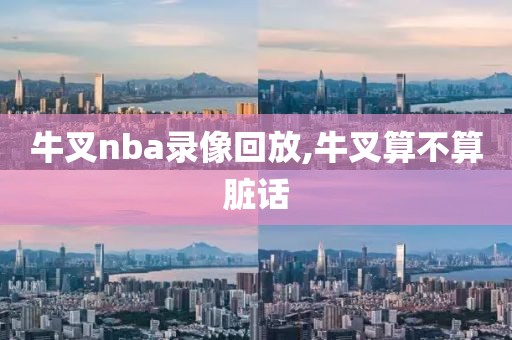 牛叉nba录像回放,牛叉算不算脏话
