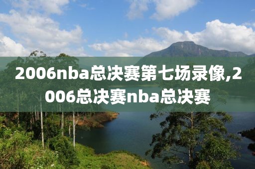 2006nba总决赛第七场录像,2006总决赛nba总决赛